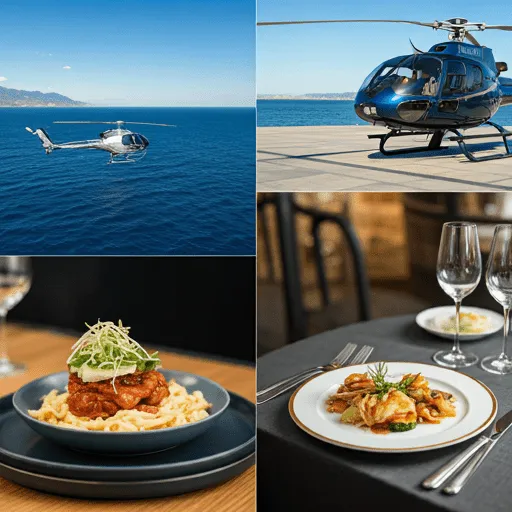 25 mins Helicopter Tour with The Royal Atlantis Buffet Experience
