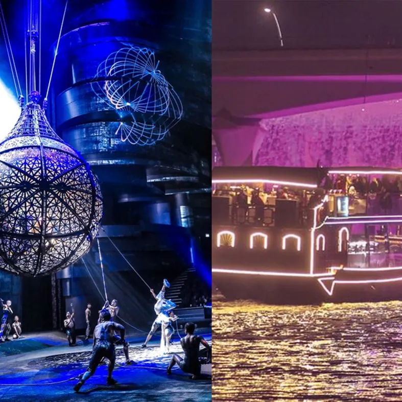 Canal Dhow Cruise with La Perle Ticket