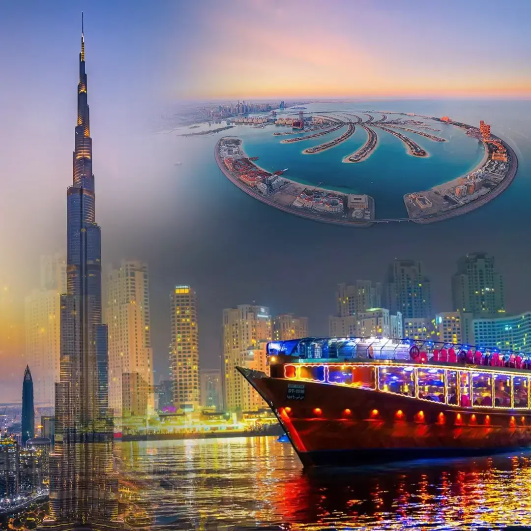 Trio Tour Package with Transfer City tour, Safari and Dhow Cruise